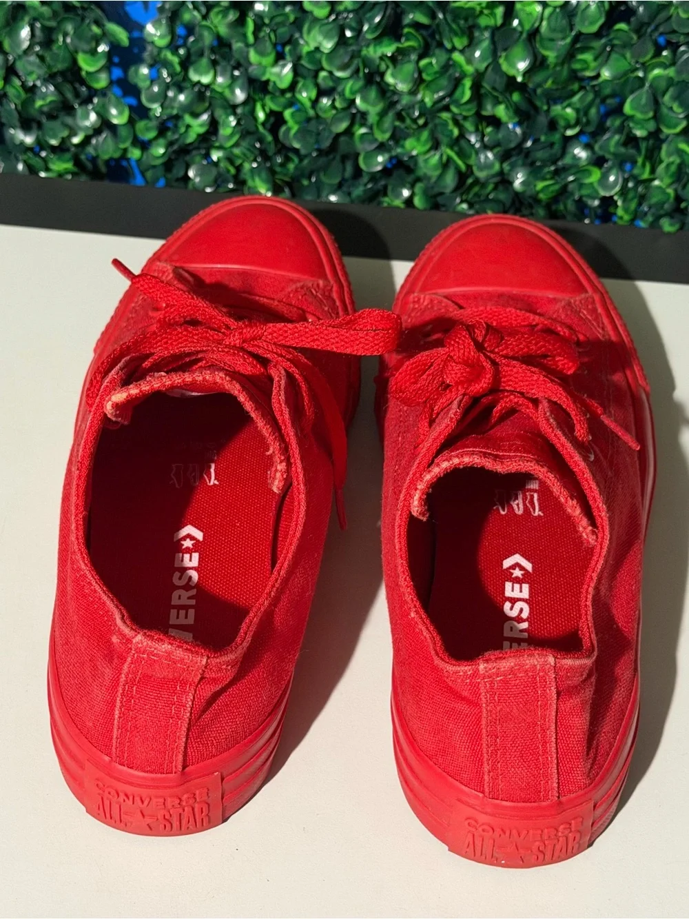 Converse Kids All Star Low Top Sneakers - Bright Red
